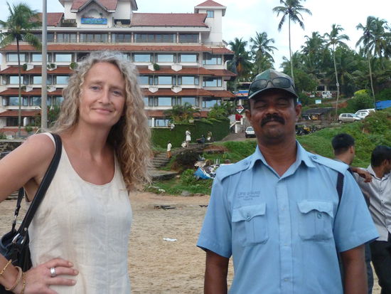 Hussel der Life Guard und ich. Er kam manchmal ins Akhil um dort im Pool seinem Bruder das Schwimmen beizubringen.