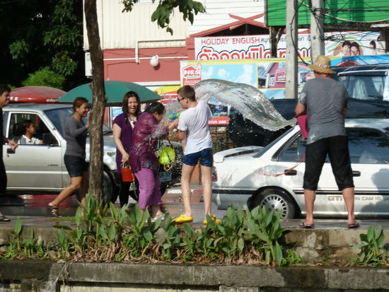 Songkran in Chiang Mai - Ein Riesenspaß!