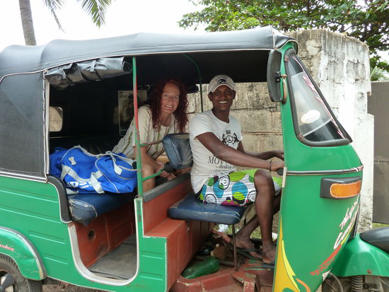 Die erste Fahrt mit Malli