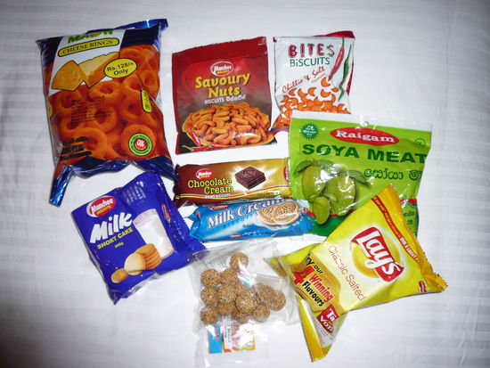 Unsere Beute aus dem Supermarkt