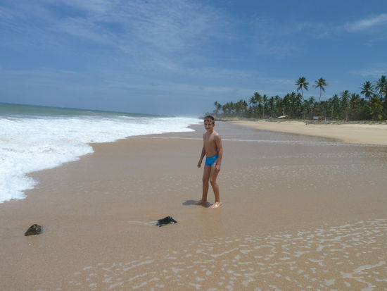 An einem der vielen einsamen Strände