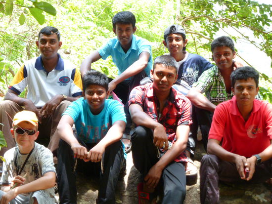 Gruppenbild mit Europäer