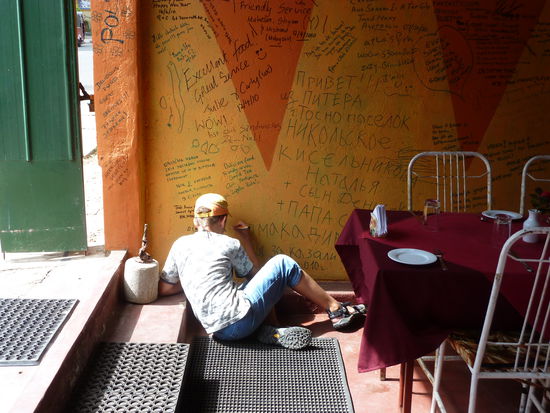 Verewigen im Restaurant