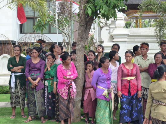 Zuschauer der Prozession