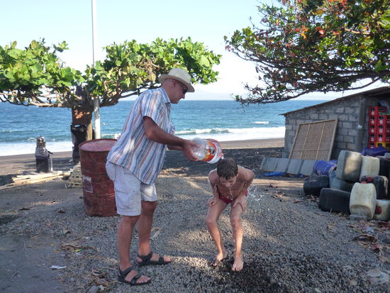 Unsere mobile Dusche