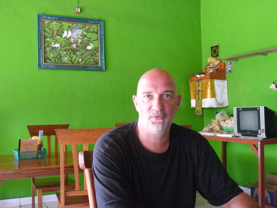 Imn knallgrünen Warung