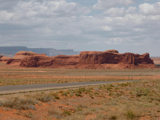 Die Landschaft unterwegs