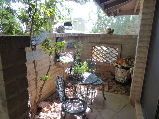 Unsere Privatterrasse