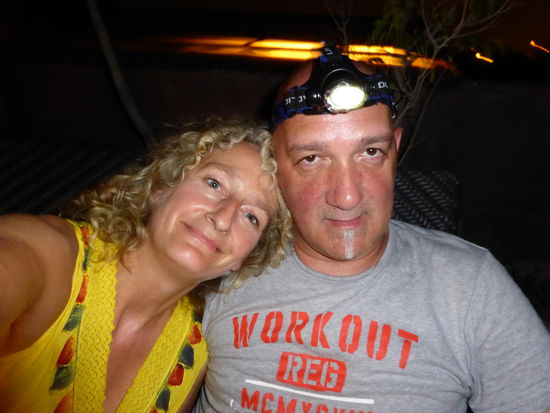 Auf der Dachterrasse