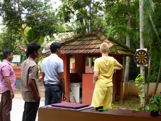 Gleich am ersten Vormittag wird gespielt