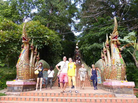 Die Treppe zum Tempel