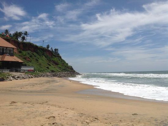 Der Strand von Varkala