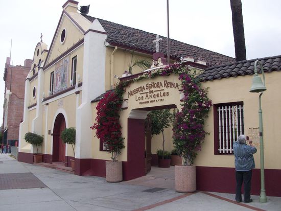 An diesem Ort wurde die erste Mission in Los Angeles von Spainiern gegründet