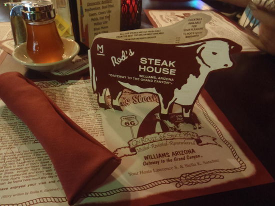 Versöhnlicher Abend in einem Steak-House