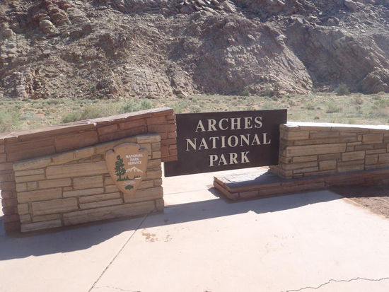 Einfahrt in den Nationalpark