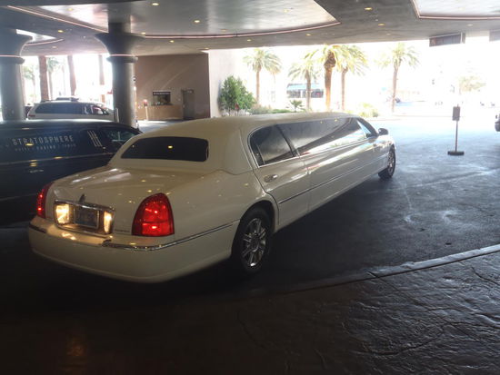 Eine unscheinbare Limousine erschien beim Hoteleingang