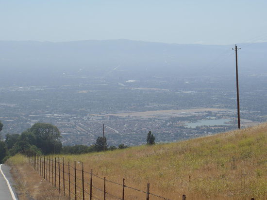 Das Navi hat uns einen schönen Blick über San Jose verschafft.