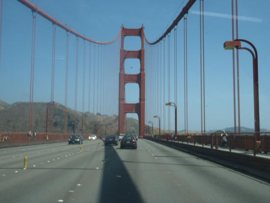 Über die Golden Gate Bridge nach Sausalito und nach Richmond.