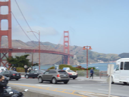 Über die Golden Gate Bridge nach Sausalito