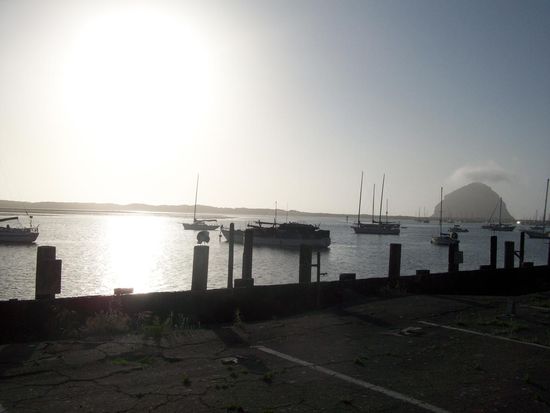Morro Bay - The Rock bei Sonnenuntergang