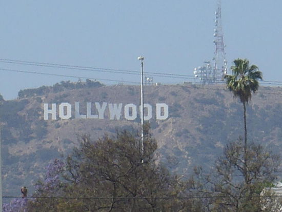 Los Angeles - Das Zeichen gleich hinter dem Hotel