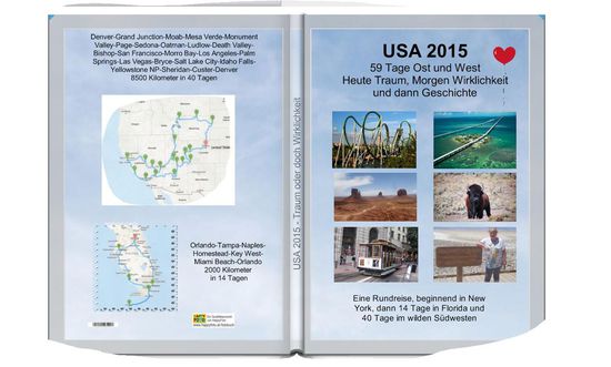 Unsere Streckenplanung als Fotobuch und als Film auf DVD