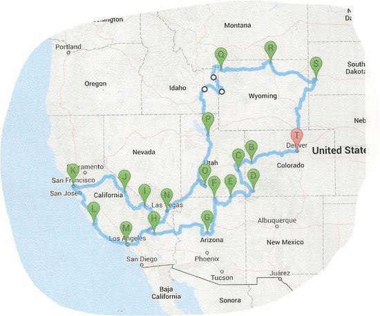 Kreuz und Quer durch den Südwesten der USA
