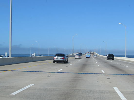 Zwei bis drei Meter über dem Meeresspiegel