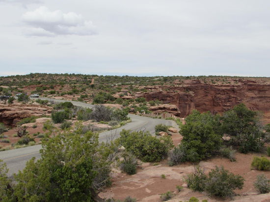 Hier ist der Bergrücken nur 25 Meter breit und daher leicht zu versperren