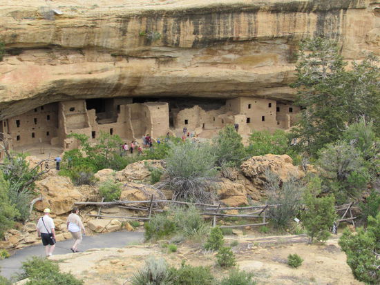 Das Spruce Tree House, die einzige Stätte, die man frei begehen kann. Bei allen Anderen muß man Tickets kaufen und mit einem Ranger gehen.