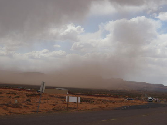 Sandsturm aus dem Monument Valley