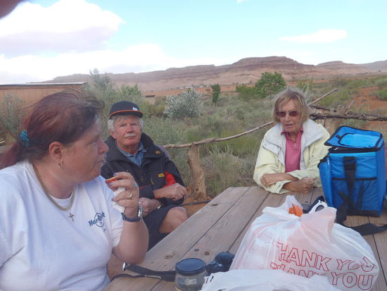 Abendmahl unter freinem Himmel