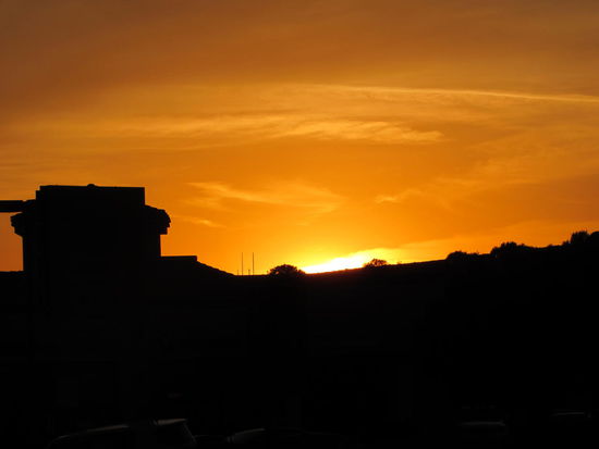 Sunset in Barstow, Californien