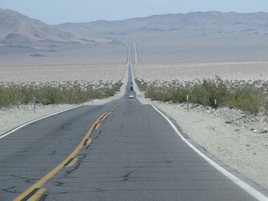 Eine 11 Kilometer lange gerade Strecke