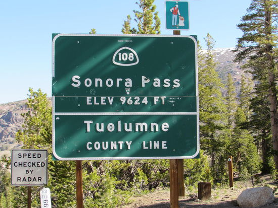 Der höchste Punkt ist erreicht, jetzt geht es an die Abfahrt bis auf Elev 0 FT