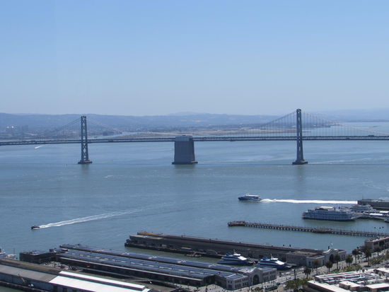 Die Bay Bridge - Teil von SF nach Treasure Island