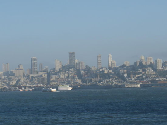 Die Skyline im Abendlicht