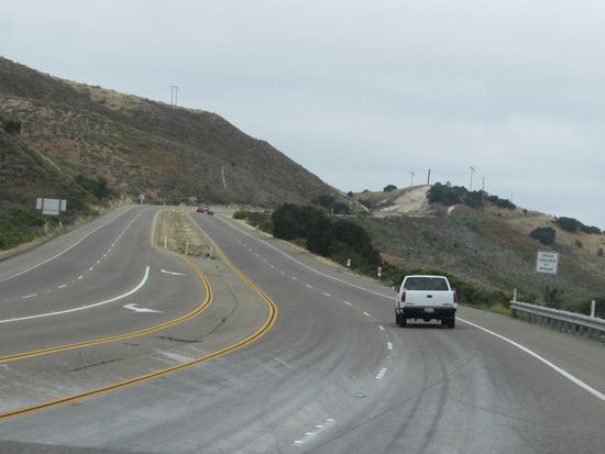 Auf dem HW 1 Richtung San Luis Obispo