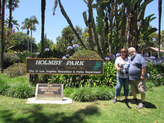 Abschluß von Bel Air am Holmby Park
