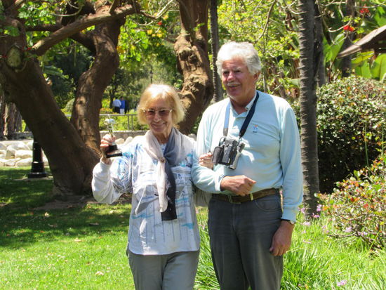 Fini und Hugo mit dem Oskar