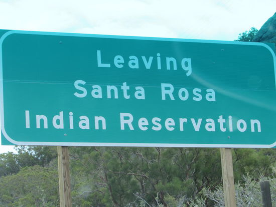 Auch ein Indianer Reservat durchquerten wir