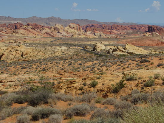 Talblick vom Rainbow Vista