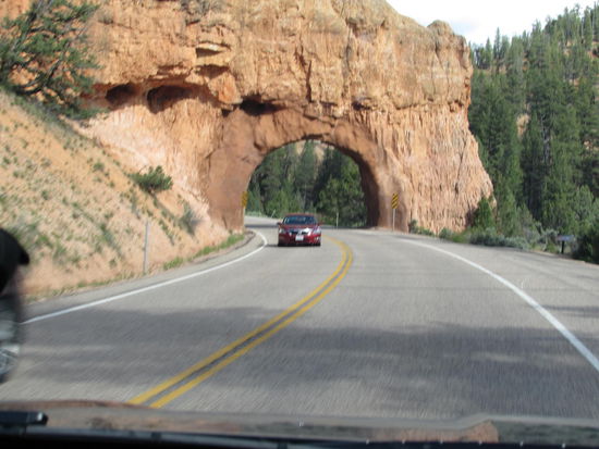 Tunnel kurz vor Bryce