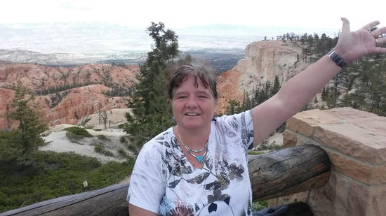 Eva's Selfie am Farview Point