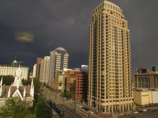 Gewitterstimmung mit Blitz