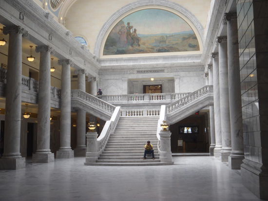 Stiegenaufgang im Capitol