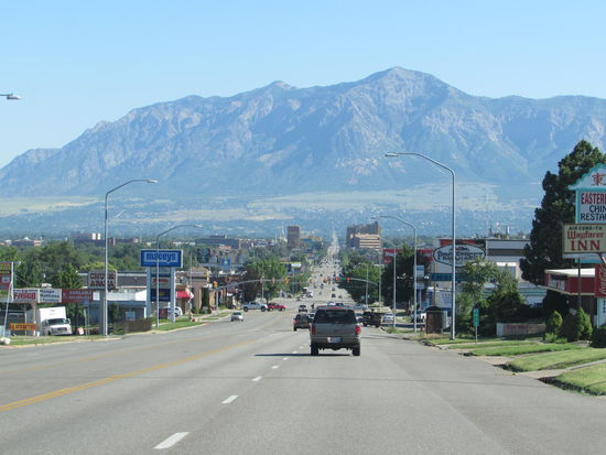 Ausfahrt aus Salt Lake City auf dem HW 89