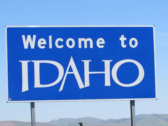 In Franklin erreichten wir Idaho