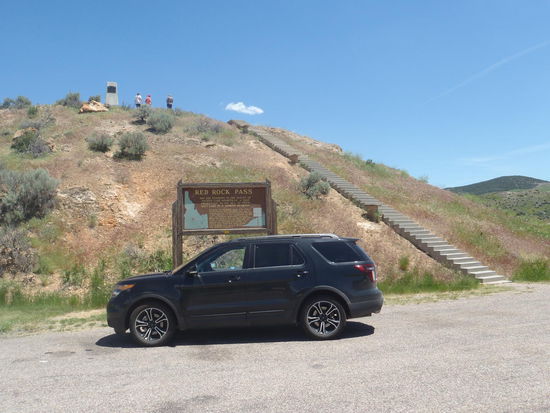 Kurzer Stopp am Red Rock Pass