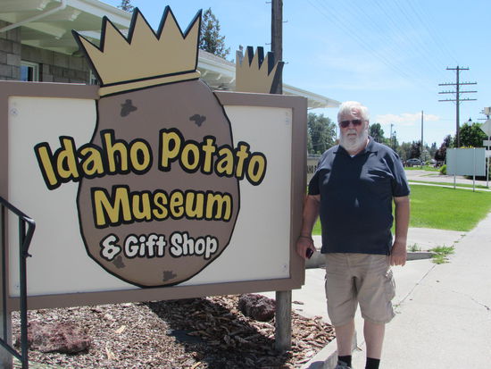 Beim Kartoffel-Museum in Blackfoot